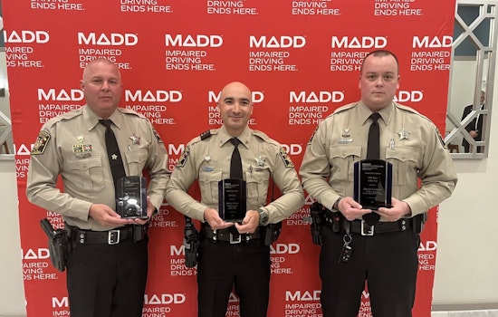Union County Deputies Honored at MADD Awards for Excellence in Impaired Driving Enforcement