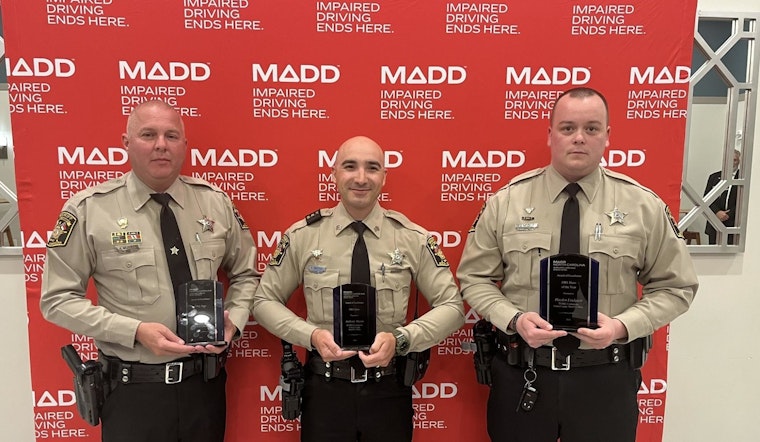 Union County Deputies Honored at MADD Awards for Excellence in Impaired Driving Enforcement