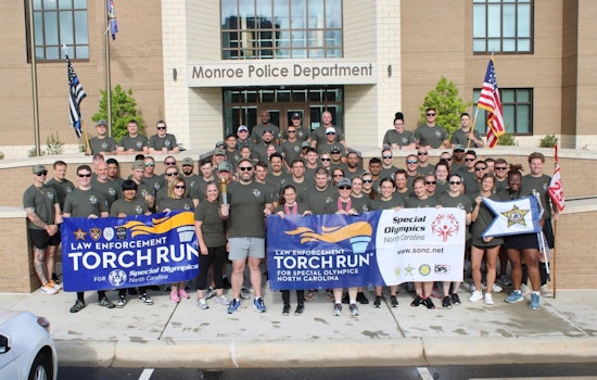Union County Law Enforcement and Community Members Ignite Spirit in Torch Run for Special Olympics