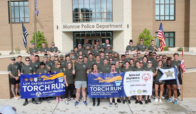 Union County Law Enforcement and Community Members Ignite Spirit in Torch Run for Special Olympics