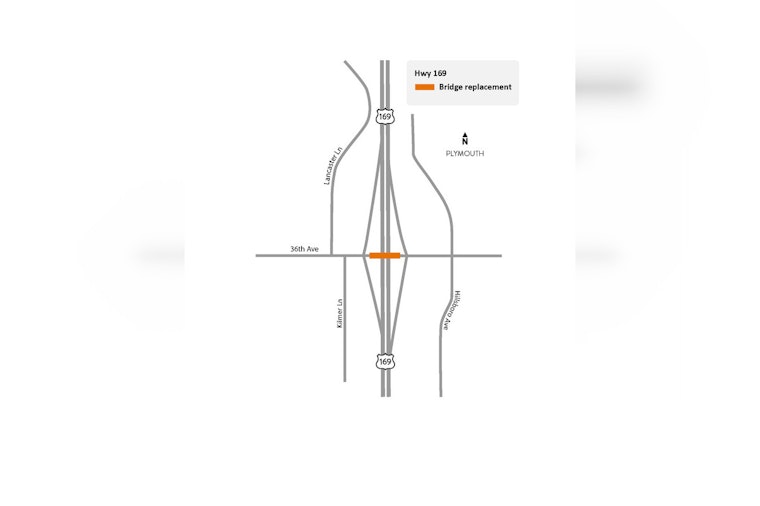 Upcoming Overnight Closures for 36th Avenue Bridge in Plymouth May Disrupt Traffic