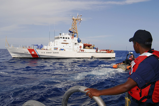 U.S. Coast Guard Cutter Thetis Rescues Three Ecuadorian Mariners in Eastern Pacific