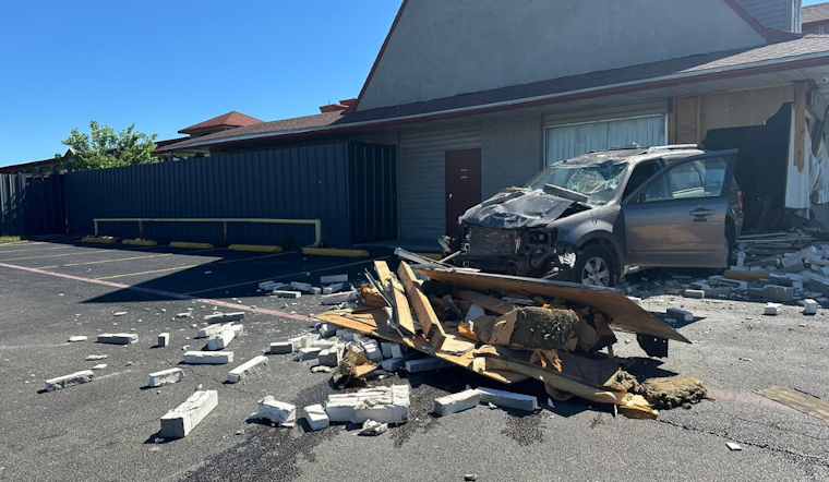 Vehicle Crashes into White Settlement Motel, No Serious Injuries Reported