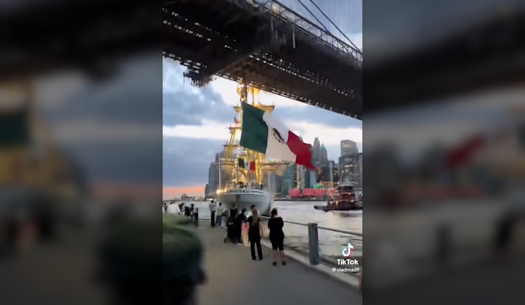 Video of Mexican Navy Ship Striking Brooklyn Bridge Goes Viral; Crew Injured, Masts Snapped