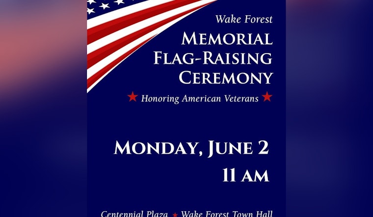 Wake Forest to Honor US Army Veteran Edgar Paul Garrison Jr. with 61st Memorial Flag-Raising Ceremony