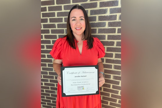 Wake Forest's Jennifer Herbert Earns Prestigious Main Street America Revitalization Credential
