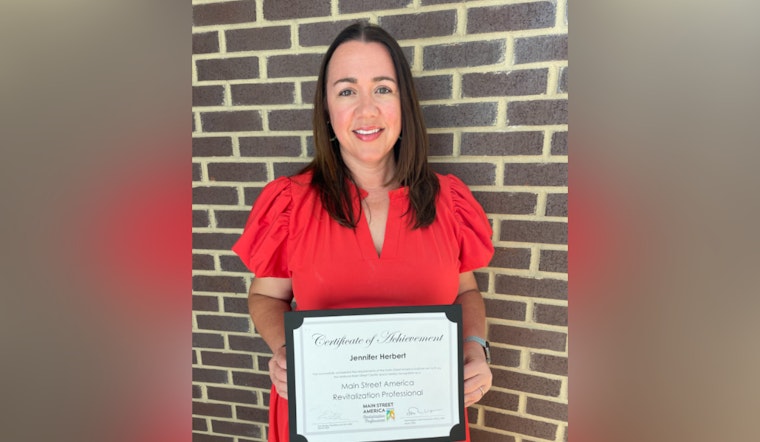 Wake Forest's Jennifer Herbert Earns Prestigious Main Street America Revitalization Credential