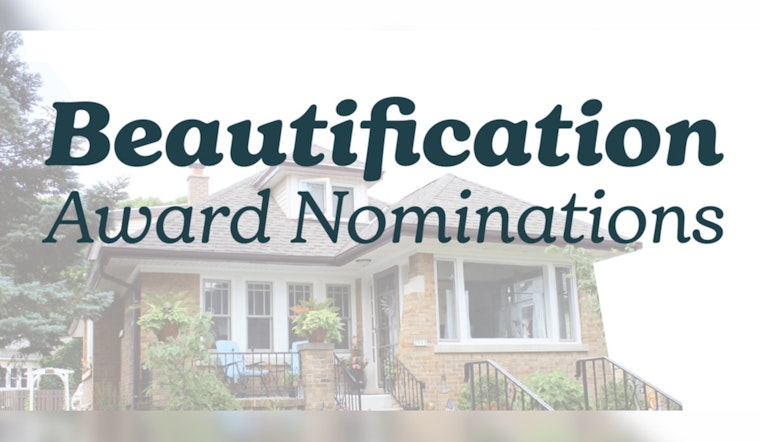 West Allis Calls for Nominations in Annual Property Beautification Awards for 2025