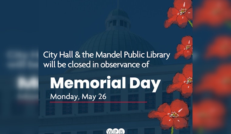 West Palm Beach Honors Memorial Day with Public Facility Closures, Trash Pickup Services to Continue Unaffected