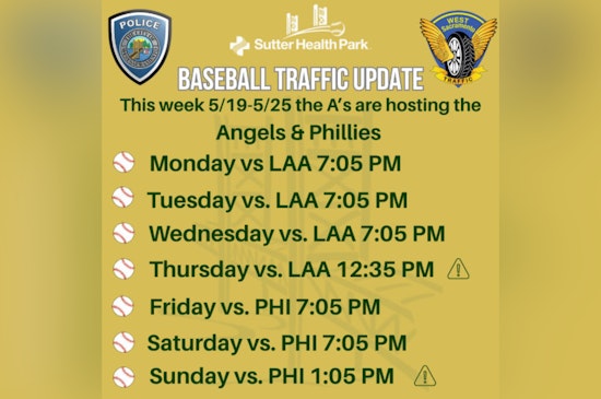 West Sacramento Braces for Heavy Traffic Amid A's Baseball Games and I-80 Construction Work