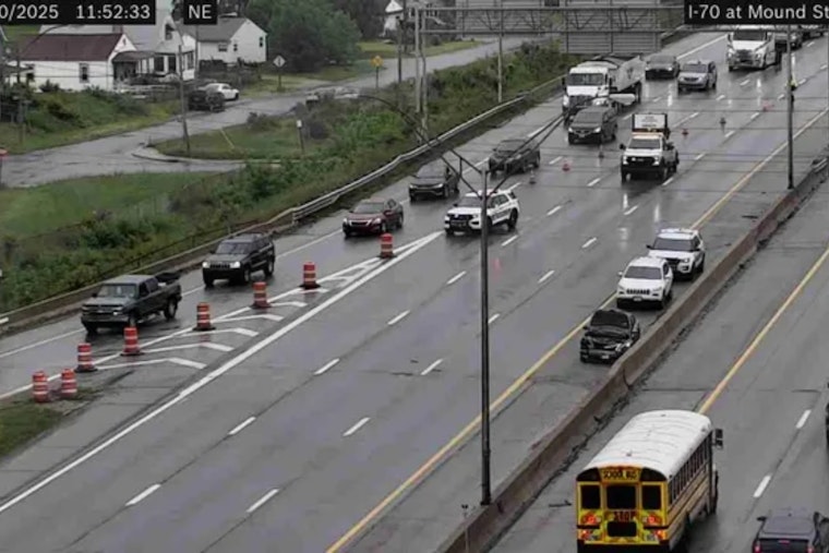 Westbound I-70 Closed Near Downtown Columbus Due to Serious Crash, One Critically Injured