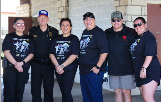 White Settlement Police Department Champions Inclusion at Special Olympics Texas Torch Run in Melissa