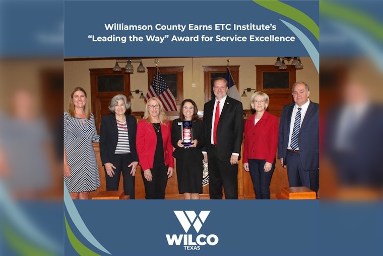 Williamson County Celebrated with 'Leading the Way' Award for Exceptional Service Delivery