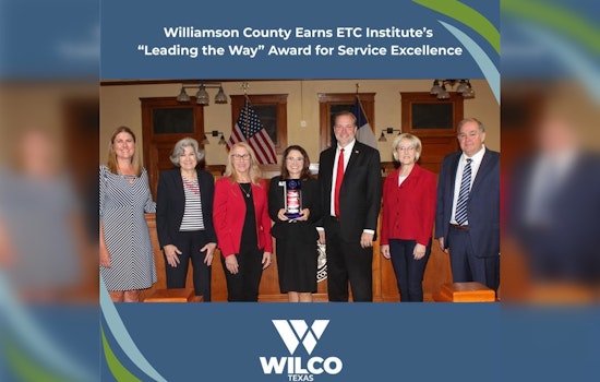 Williamson County Celebrated with 'Leading the Way' Award for Exceptional Service Delivery