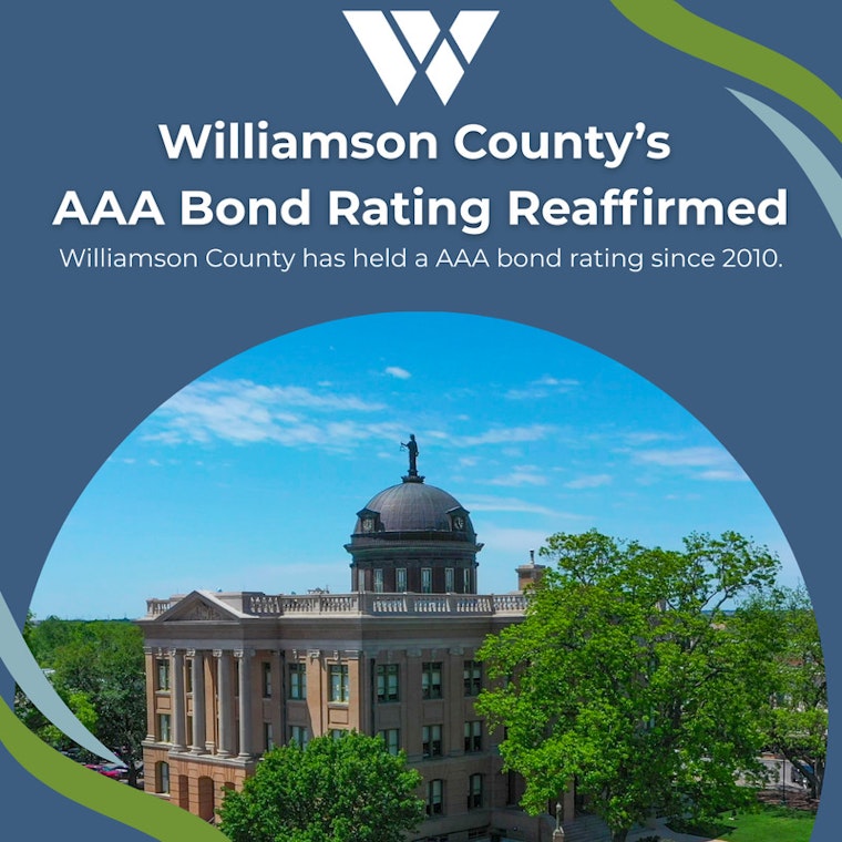Williamson County Upholds AAA Bond Rating, Plans Ambitious $150M Infrastructure Investment