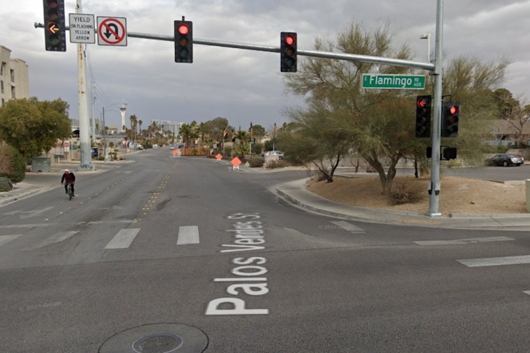 Woman Killed in Hit-and-Run Collision on Flamingo Road in Central Las Vegas, Suspect at Large