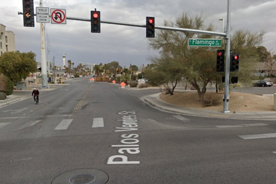 Woman Killed in Hit-and-Run Collision on Flamingo Road in Central Las Vegas, Suspect at Large