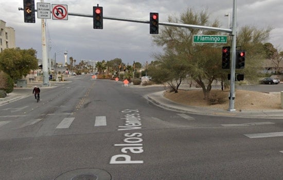 Woman Killed in Hit-and-Run Collision on Flamingo Road in Central Las Vegas, Suspect at Large