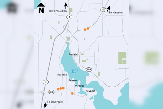 WSDOT Seeks Public Input on Fish Barrier Removal Project Detours Near Poulsbo and Silverdale