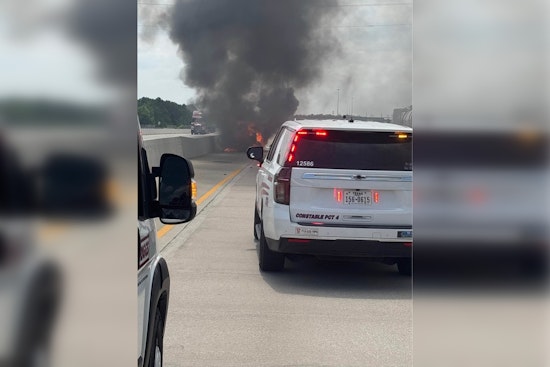 18-Wheeler Blaze on Hardy Toll Road Causes Major Traffic Delays in North Harris County