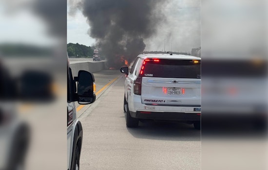 18-Wheeler Blaze on Hardy Toll Road Causes Major Traffic Delays in North Harris County