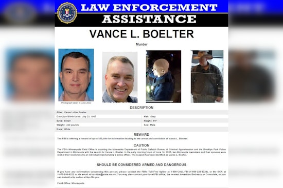 $50K Reward for Info on Suspected Shooter Terrorizing Minnesota Lawmakers: FBI Launches Manhunt for Vance L. Boelter in Champlin and Brooklyn Park