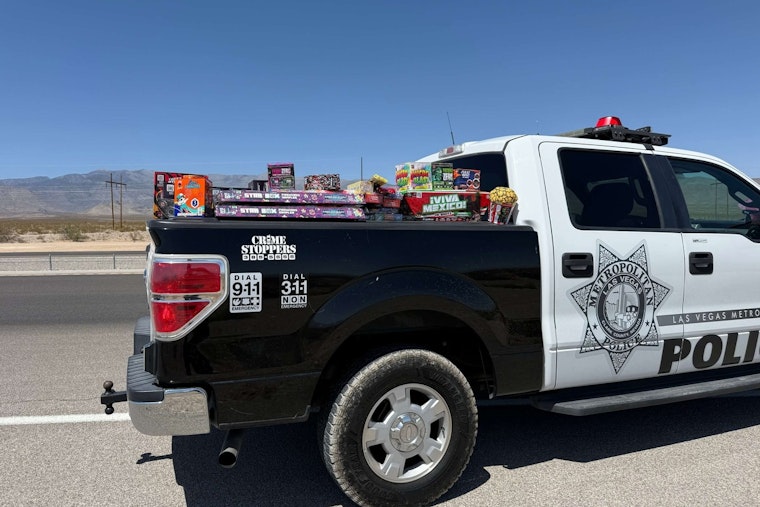 LVMPD Seizes 5,000 Pounds of Illegal Fireworks, Issues 56 Citations Amid Crackdown in Las Vegas