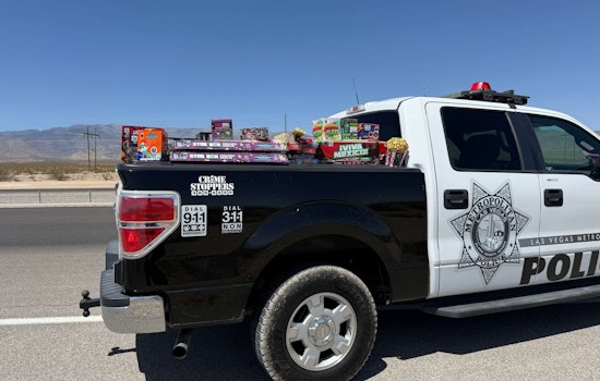 LVMPD Seizes 5,000 Pounds of Illegal Fireworks, Issues 56 Citations Amid Crackdown in Las Vegas