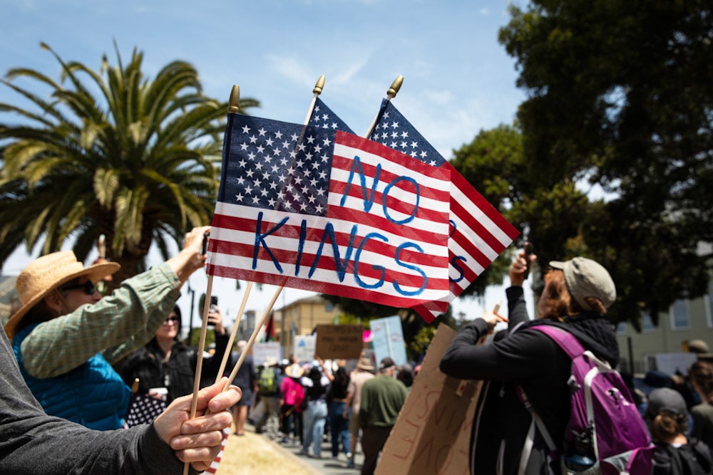 Photos: Thousands March in San Francisco’s ‘No Kings’ Protest; Largely a Peaceful Day