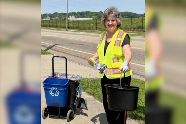 Akron Heroine Debbie Miller Celebrates Milestone of Collecting One Million Pieces of Litter