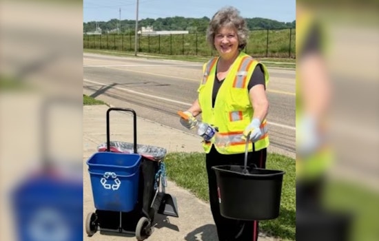 Akron Heroine Debbie Miller Celebrates Milestone of Collecting One Million Pieces of Litter
