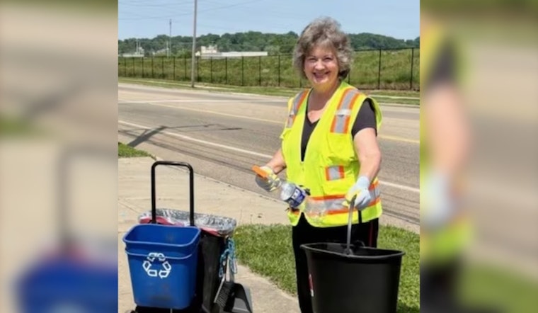 Akron Heroine Debbie Miller Celebrates Milestone of Collecting One Million Pieces of Litter