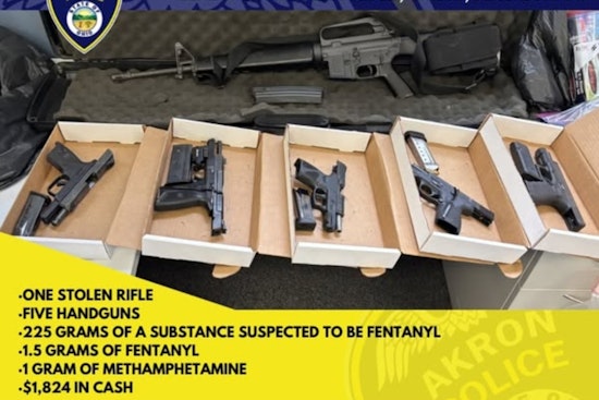 Akron Police and FBI Seize Firearms and Drugs in Strategic Bust on Nestor Avenue