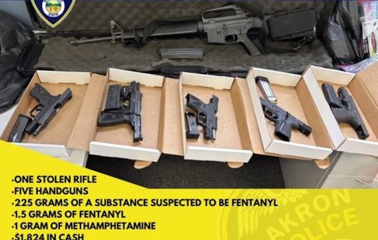Akron Police and FBI Seize Firearms and Drugs in Strategic Bust on Nestor Avenue