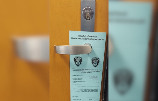 Akron Police Department Introduces Enhanced Property Checks with Door Hangers to Bolster Community Safety