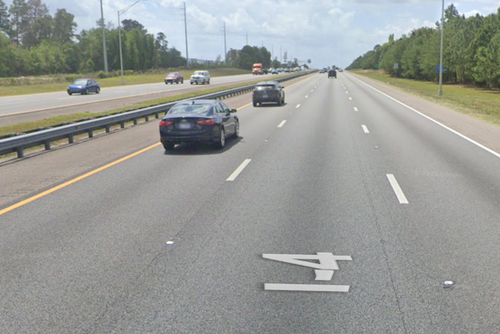Alligator Causes Crash Involving Two Motorcyclists on Interstate 4 in Orange City, Florida