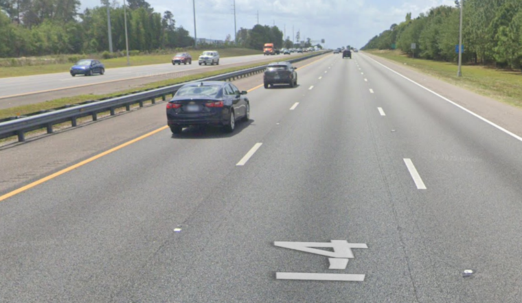 Alligator Causes Crash Involving Two Motorcyclists on Interstate 4 in Orange City, Florida