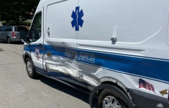 Ambulance Transporting Young Girl to Hospital Involved in Crash in Attleboro, No Serious Injuries Reported
