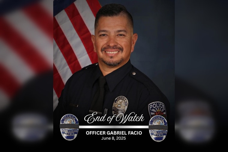 Apache Junction Police Department Mourns Officer Gabriel Facio, Killed in Line of Duty