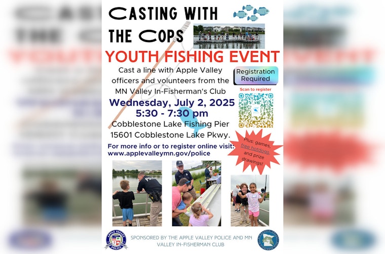 Apple Valley Police and Local Anglers Join for "Casting With the Cops" Community Event