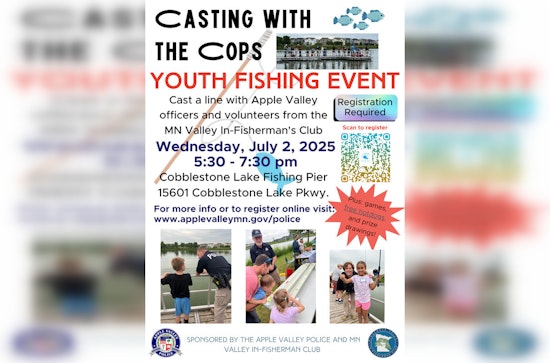 Apple Valley Police and Local Anglers Join for "Casting With the Cops" Community Event