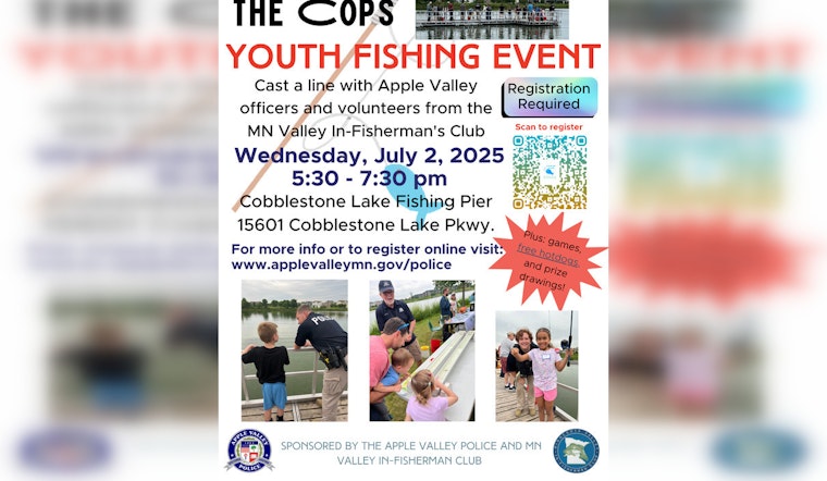 Apple Valley Police and Local Anglers Join for "Casting With the Cops" Community Event
