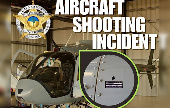 Arizona Man Arrested for Allegedly Shooting at Yuma County Sheriff's Helicopter