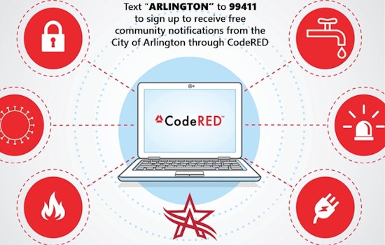 Arlington Advocates for Resident Enrollment in CodeRED Emergency Alert System for Swift Notifications