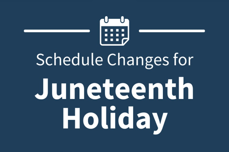 Athens-Clarke County Announces Service Adjustments for Juneteenth Celebrations