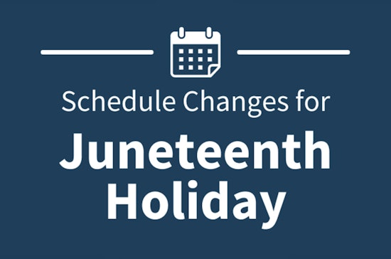 Athens-Clarke County Announces Service Adjustments for Juneteenth Celebrations