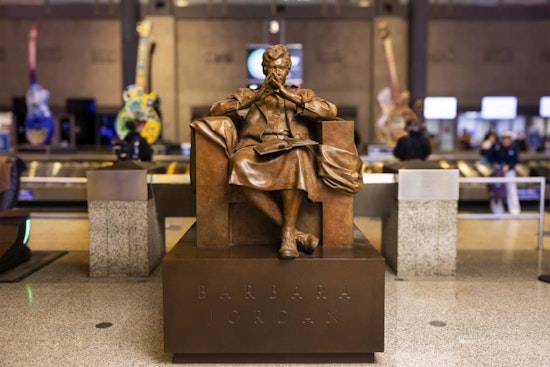 Austin Airport Honors Trailblazer Barbara Jordan with Terminal and Sculpture Installation
