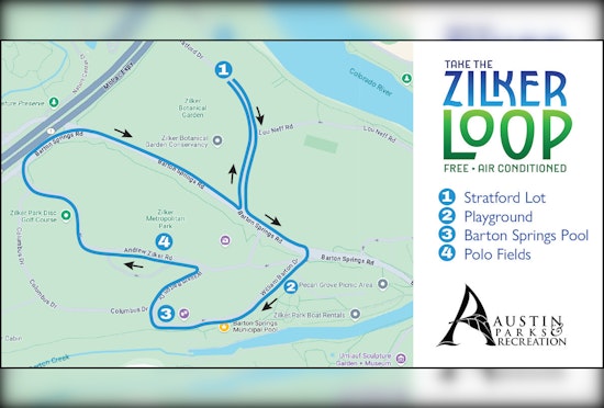Austin's Zilker Park Offers Free 'Zilker Loop' Rides for Independence Day Weekend