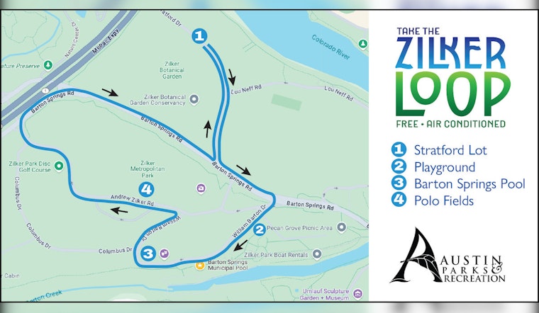Austin's Zilker Park Offers Free 'Zilker Loop' Rides for Independence Day Weekend