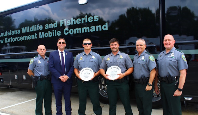 Baton Rouge Ceremony Honors Louisiana Agents Cupit and Lemoine with 2024 Conservation Officers of the Year Award